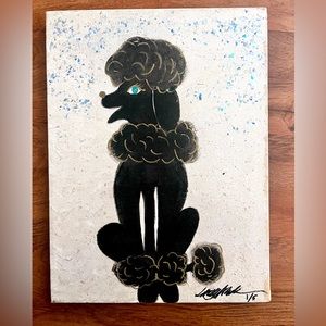 Artwork Acrylic on canvas /Poodle